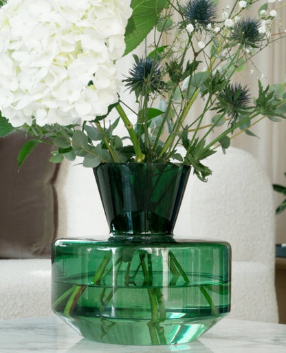 Contemporary Handmade glass vase