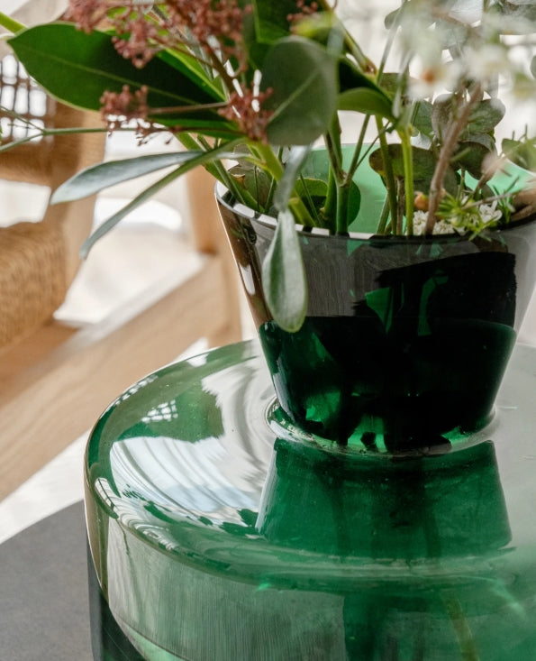 Contemporary Handmade glass vase
