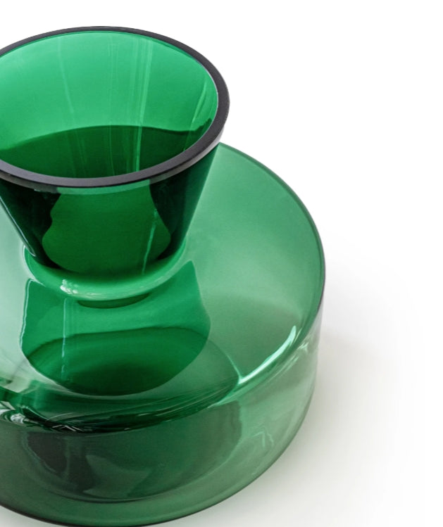 Contemporary Handmade glass vase