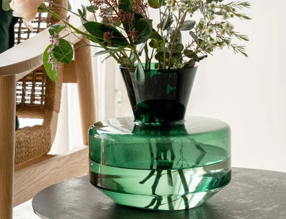 Contemporary Handmade glass vase