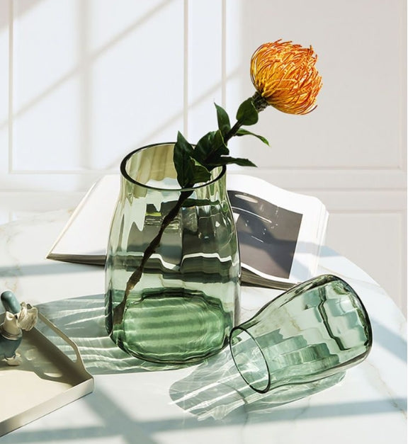 Creative Transparent Glass Vase Decoration Living Room