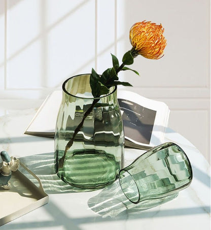 Creative Transparent Glass Vase Decoration Living Room