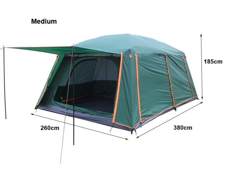 Family Tent –Double layers Waterproof-3 Size Two Colours Aavailable LCF91228