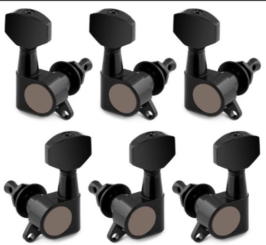 6 Pcs Guitar Machine Heads Knobs Guitar String Tuning Pegs Machine Head Tuner
