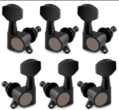 6 Pcs Guitar Machine Heads Knobs Guitar String Tuning Pegs Machine Head Tuner