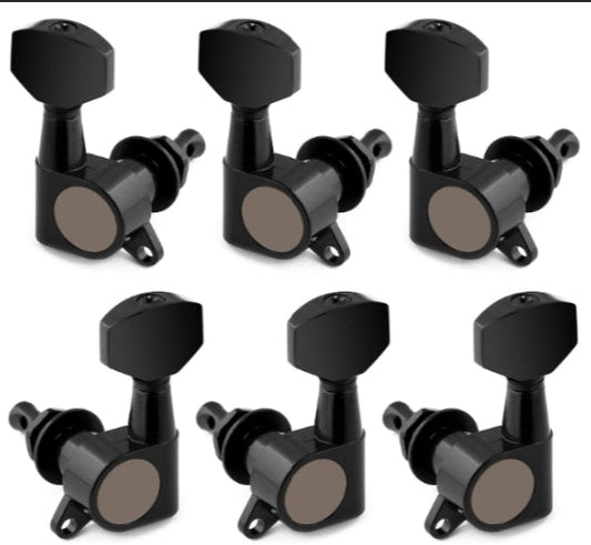 6 Pcs Guitar Machine Heads Knobs Guitar String Tuning Pegs Machine Head Tuner