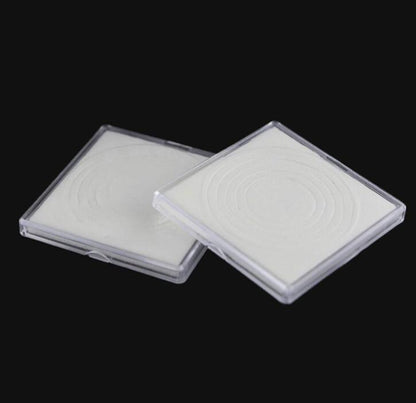 Clear Square Coin Case - 20 Pcs for 20/25/30/35/40mm Coins PVC Free