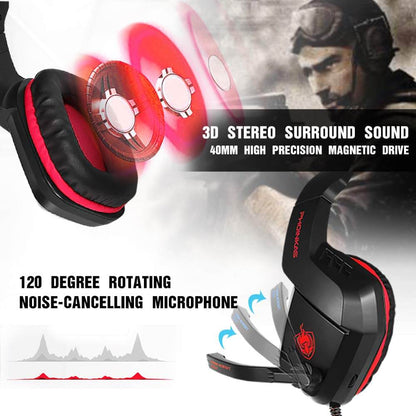 Gaming Headset 3.5mm AUX Jack Gaming Headphones - The Shopsite