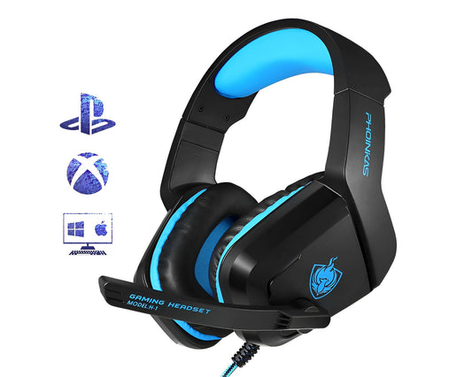 Gaming Headphones Headset for PC, Laptop, Mac, iPad