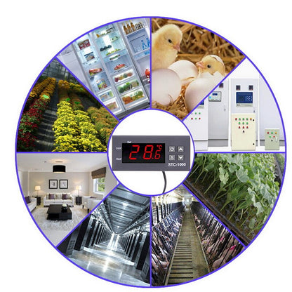 Temperature Controller 110-230V Controller Heating / Cooling