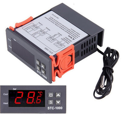 Temperature Controller 110-230V Controller Heating / Cooling