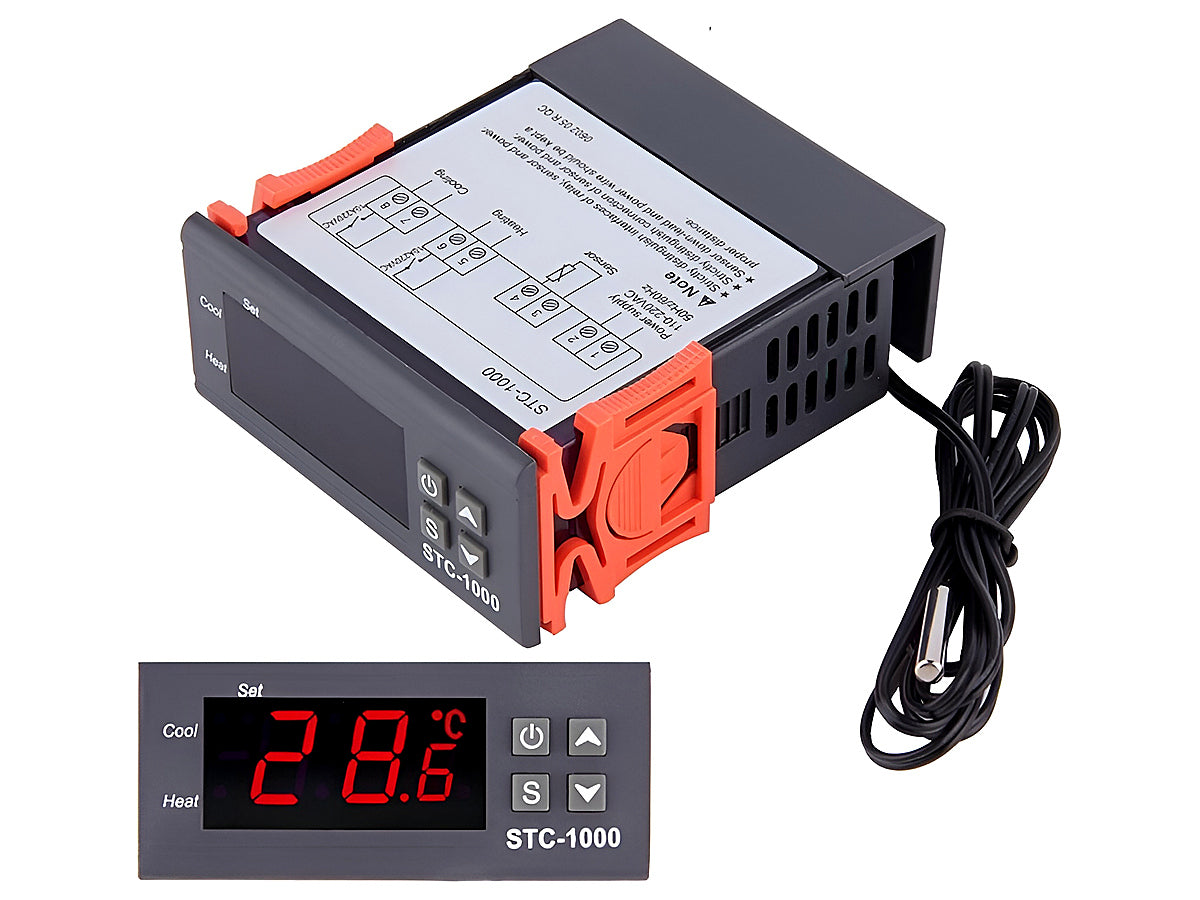 Temperature Controller 110-230V Controller Heating / Cooling