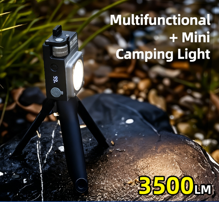 Multi-Functional Camping Light COB 3500 Lm Portable Rechargeable