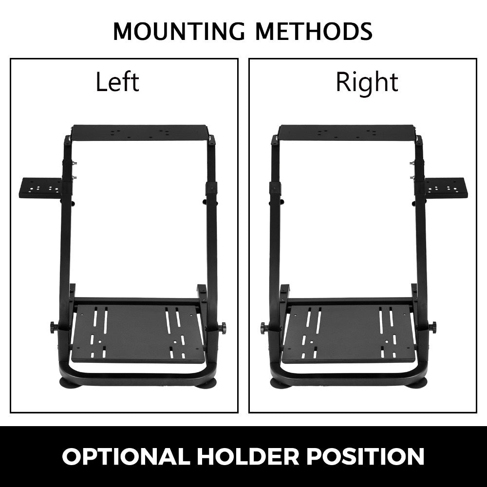 Gaming Racing Simulator Wheel Stand - Black