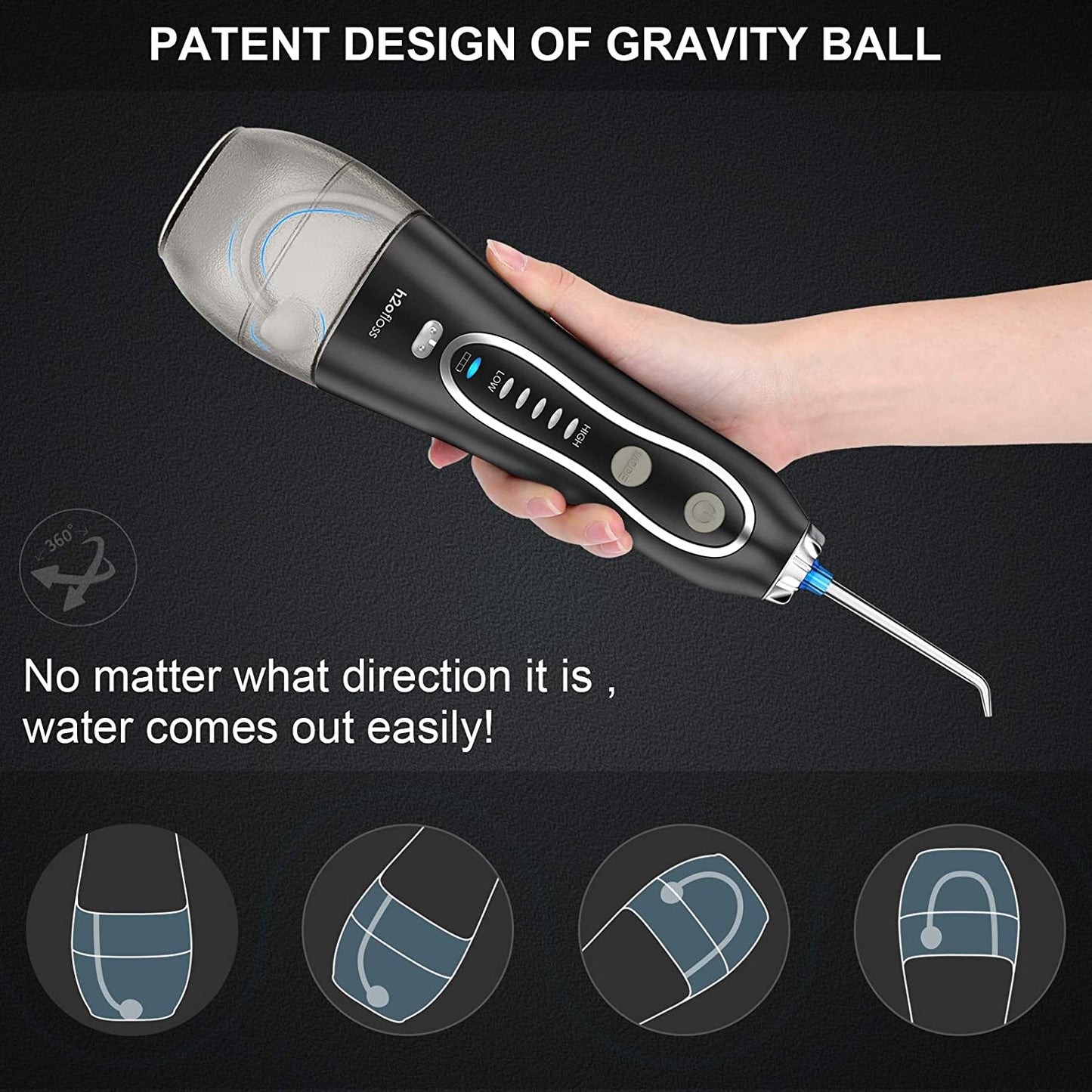 rechargeable dental flosser
