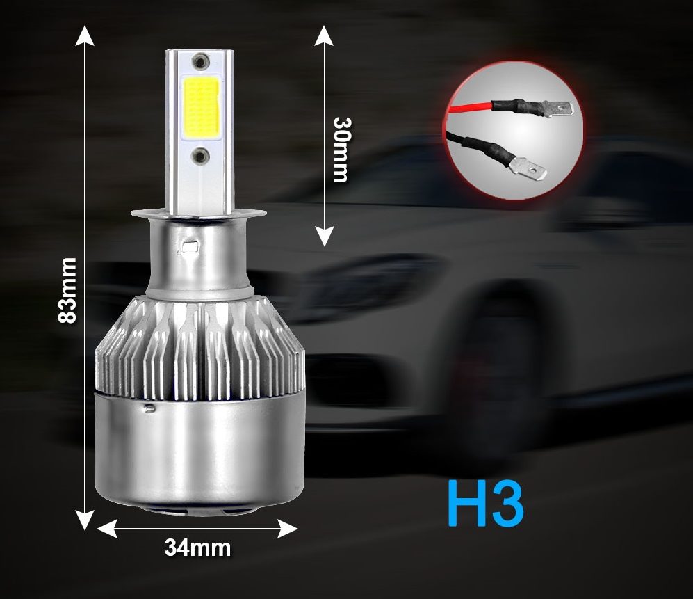 vehicle LED headlight bulb