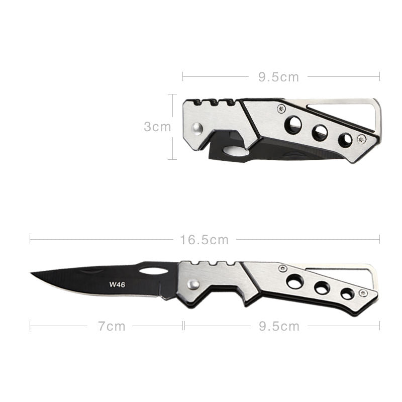 Bulk Pack of 12 - Pocket Knife Stainless Steel Handle