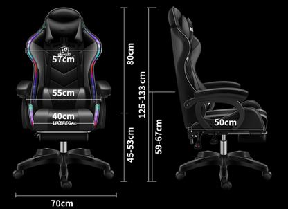 Gaming Chair With Gaming Desk Table