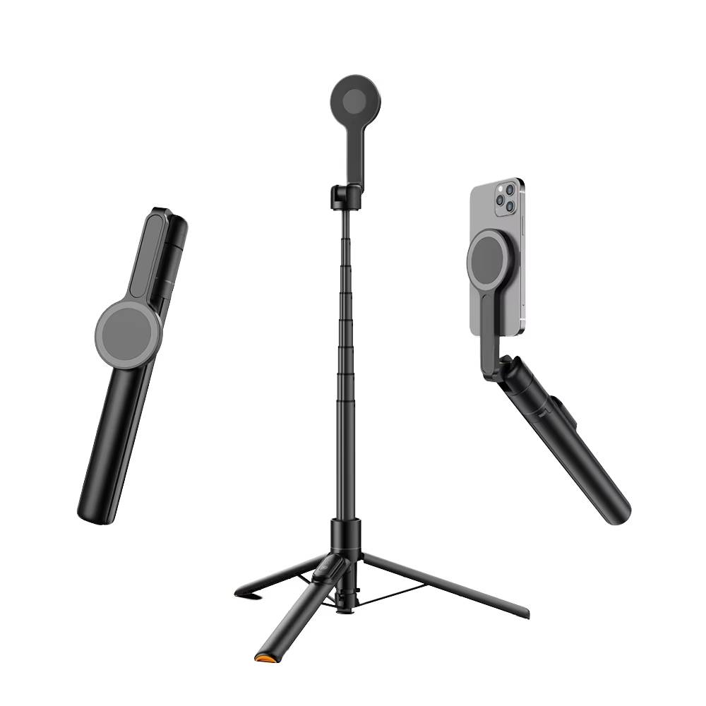 MagSafe Phone Selfie Stick with One-Touch Pop-Out Base