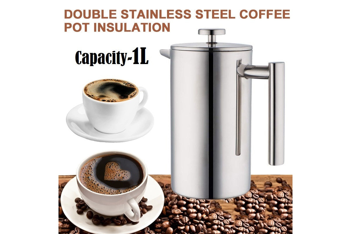 Coffee Plunger Stainless Steel French Coffee Press