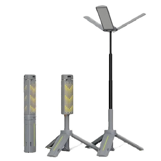 Camping Lantern Rechargeable 360° Rotatable Foldable Outdoor Light with Tripod