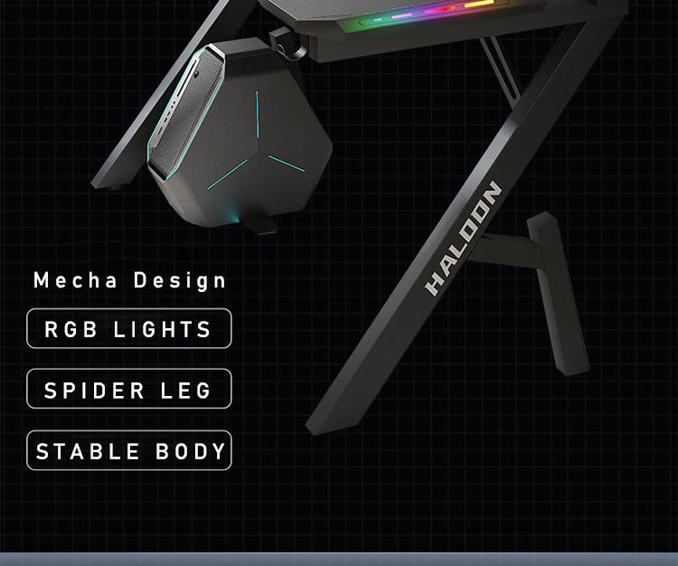 ERGONOMIC GAMING DESK Gaming Table Computer Desk 140cm