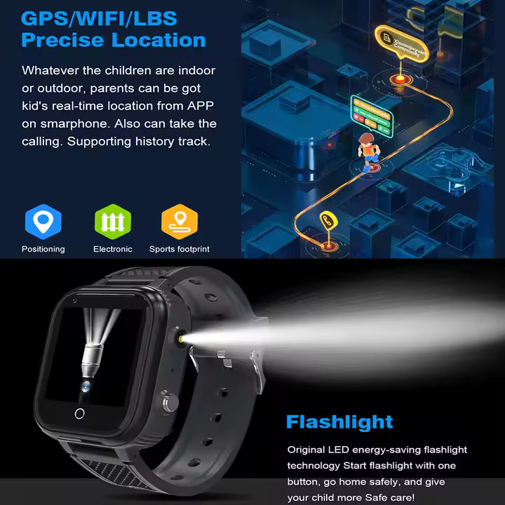 Kids 4G GPS Smart Watch