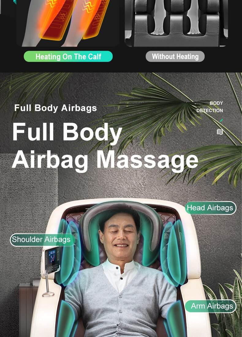 Premium Full Body Massage Chair - Zero Gravity Luxury