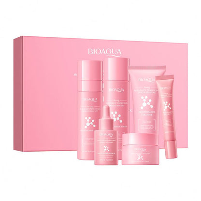 BIOAQUA Private Label Nicotinamide Moisturizing 6-piece Set Custom Korean Cosmetics Whitening Brightening Skin Care Set