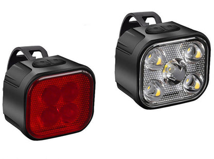 New Model :Rechargeable Bike Light Set - Front and Rear