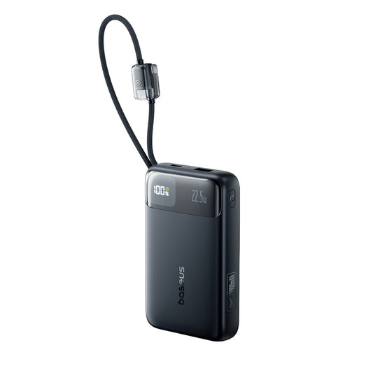 20000mAh Power Bank built-in Lightning & USB-C Cable Digital Display