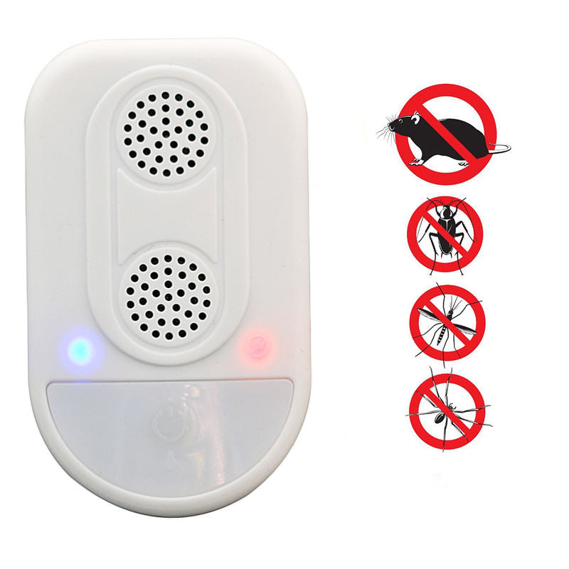 Twin Speaker Ultrasonic Pest Control – Safe, Chemical-Free Repeller for Rats & More