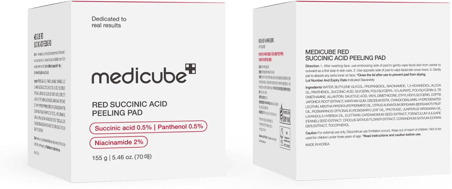 Medicube Red Succinic Acid Peeling Pad