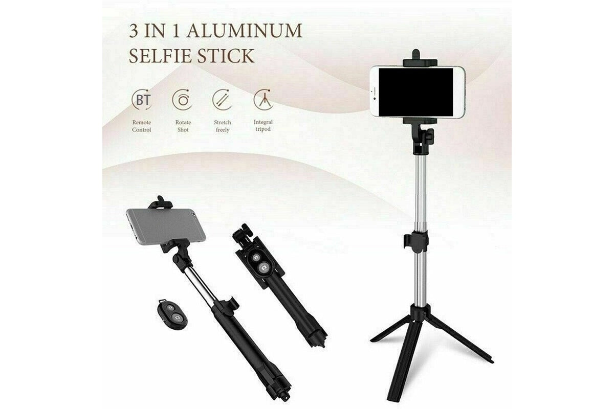 Foldable Selfie Stick Bluetooth Selfie Stick