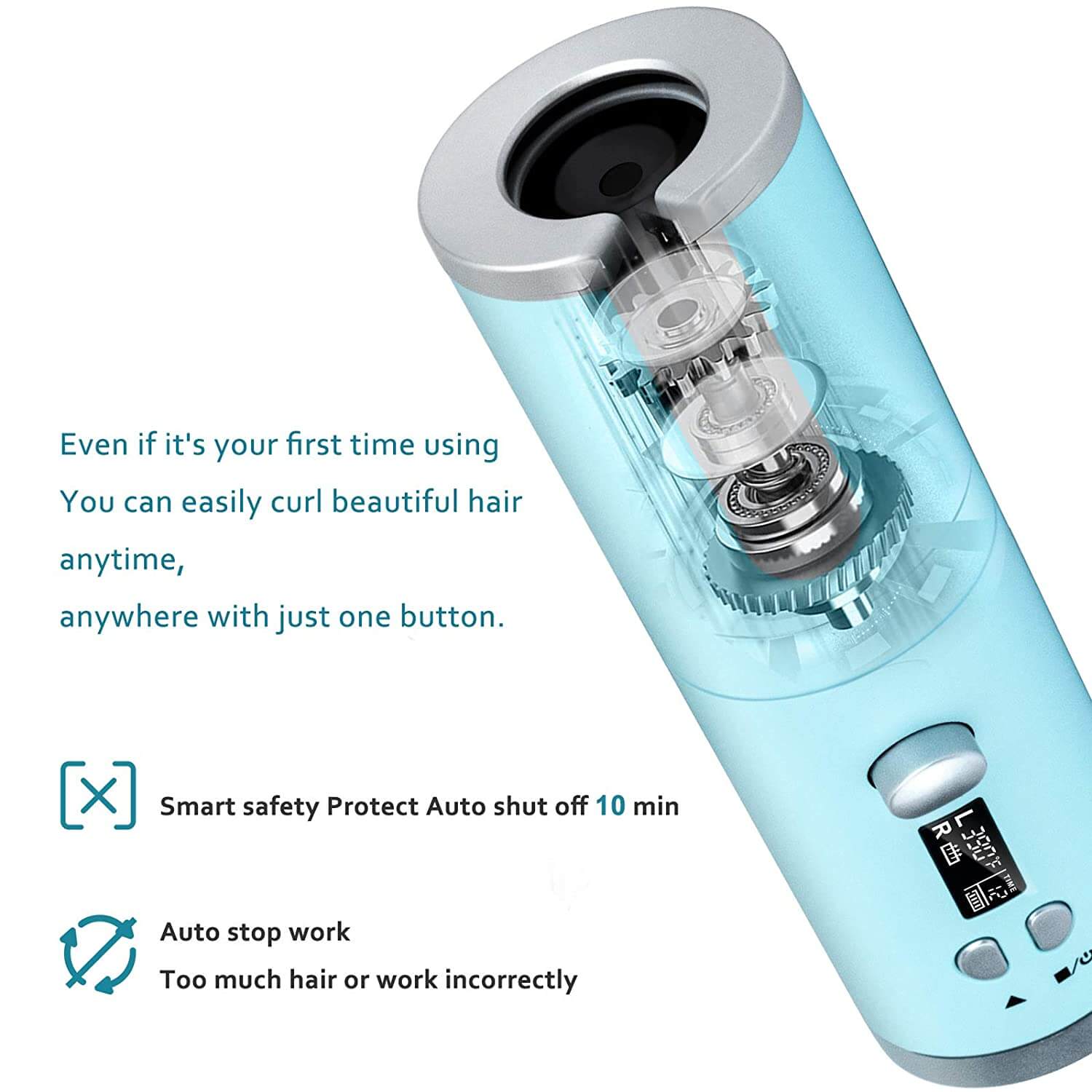 hair curler with usb