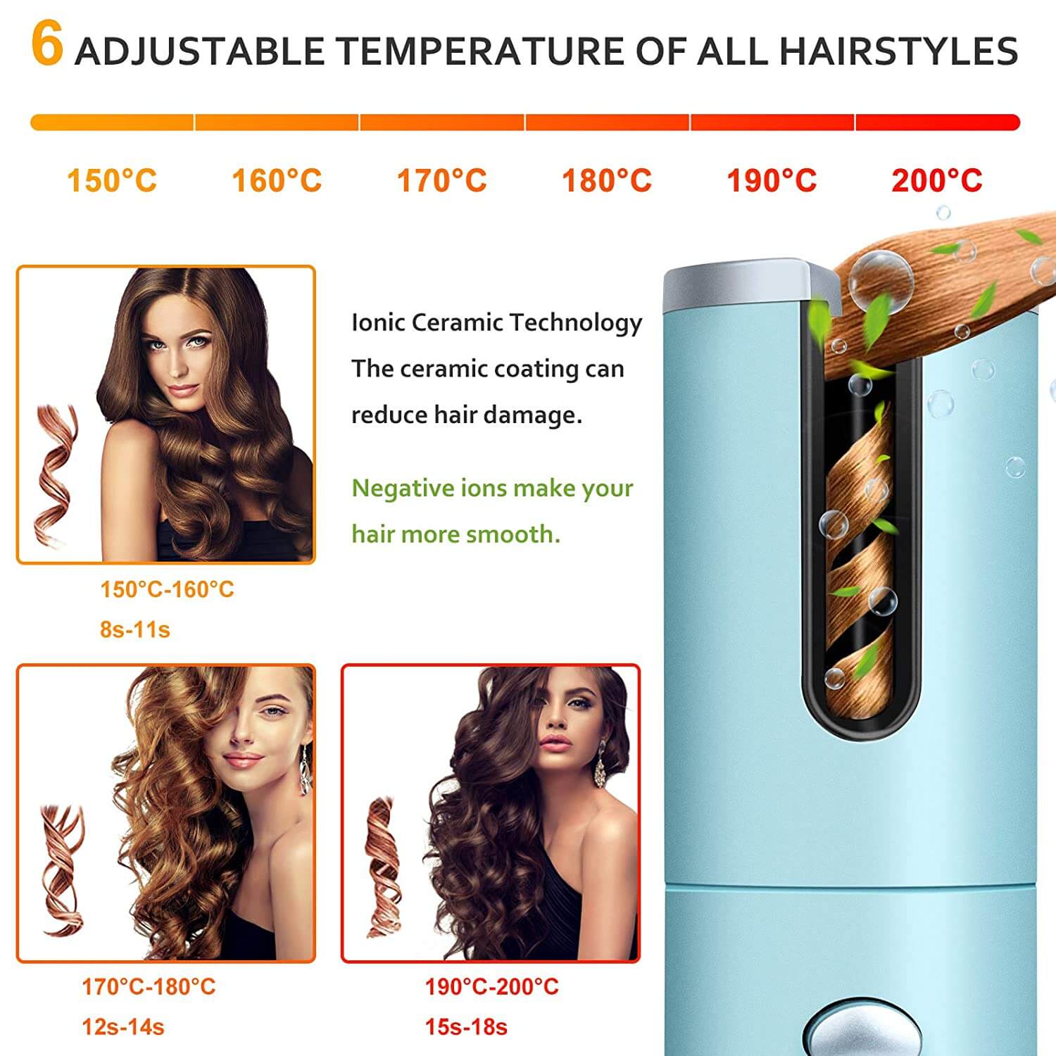 anti tangle hair curler