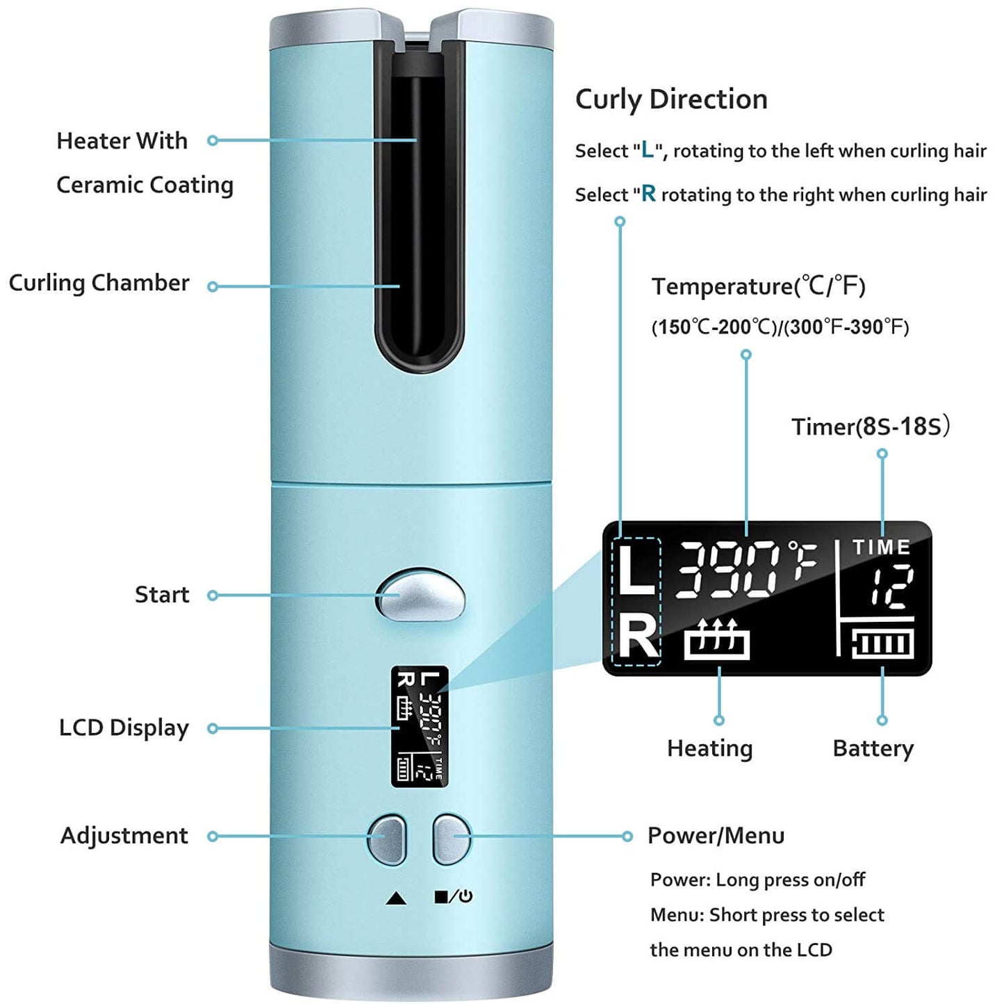 portable hair curler