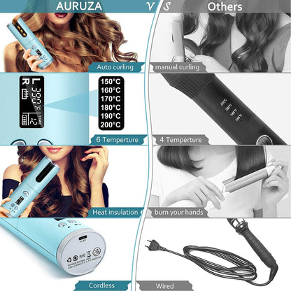 hair curler with timer