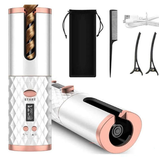cordless automatic hair curler