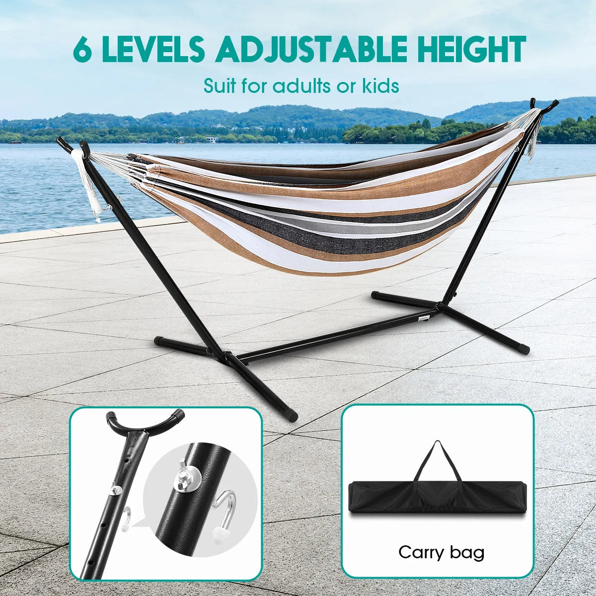 Easy assemble hammock