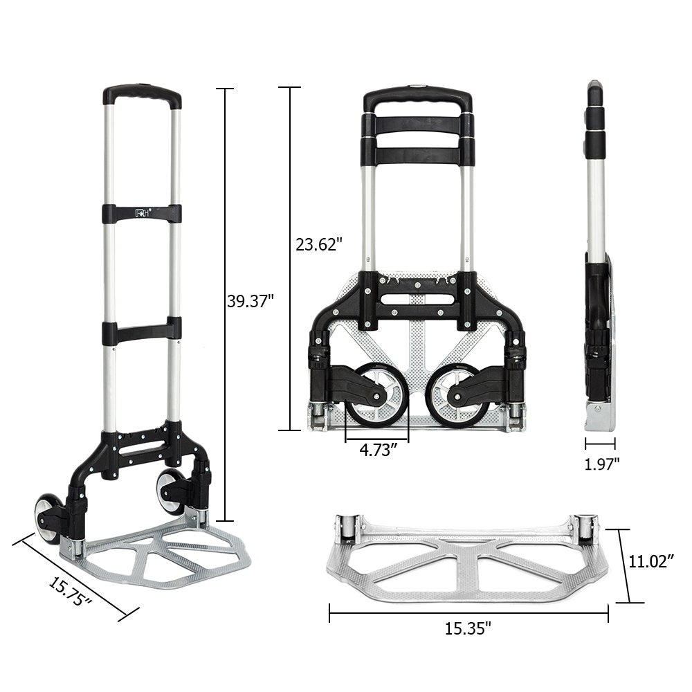 Hand Trolley Foldable 170lbs capacity