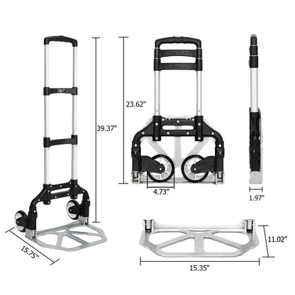 Hand Trolley Foldable 170lbs capacity