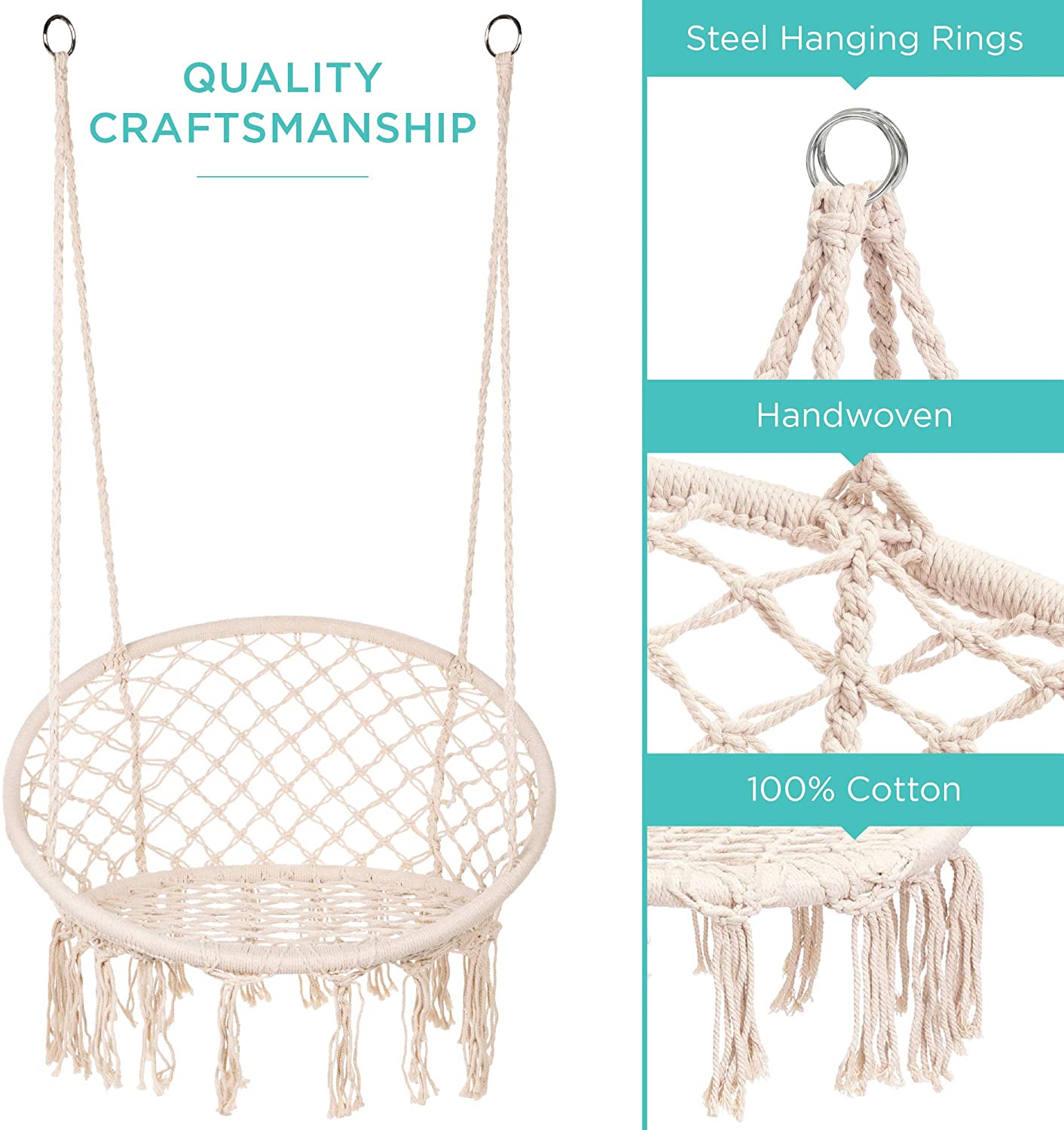 White hanging chair