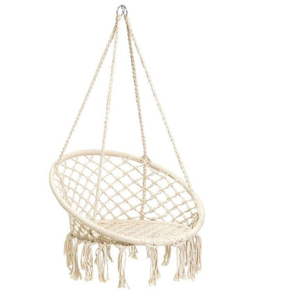 Macrame hanging chair