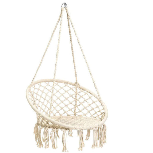 Macrame hanging chair