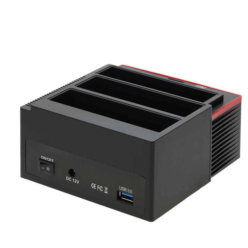 Triple Slot Hard Drive Docking Station - The Shopsite