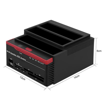Triple Slot Hard Drive Docking Station - The Shopsite
