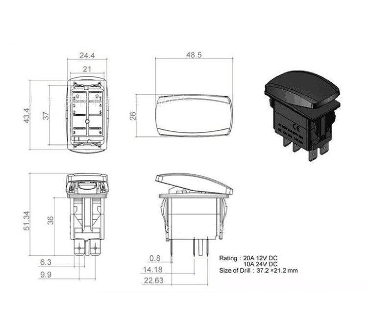 Wiring harness with adapters