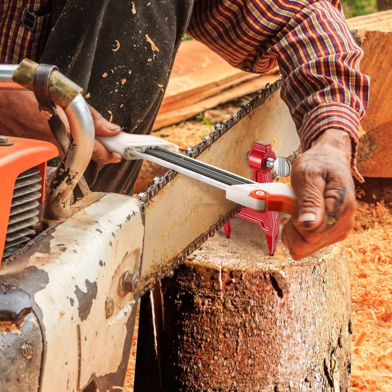 chainsaw guide bar vise