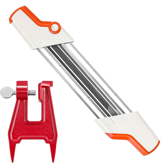 2 in 1 Easy File Chainsaw Chain Sharpener 4.8 mm with vise